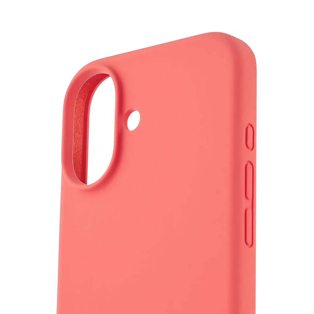 Чехол защитный uBear Touch Mag Case iPhone 16 Plus, софт-тач, коралловый